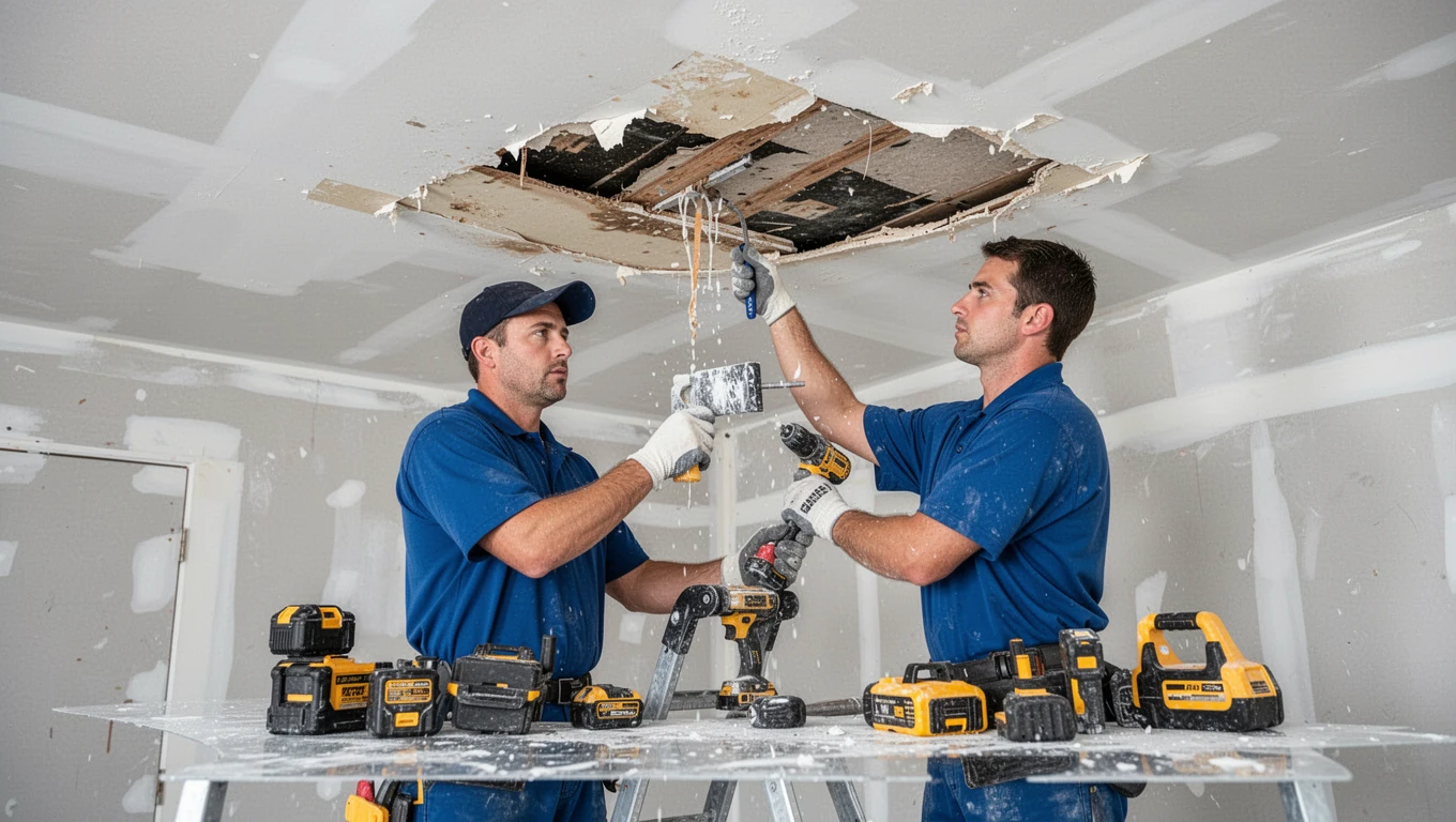 Ceiling Water Damage Repair