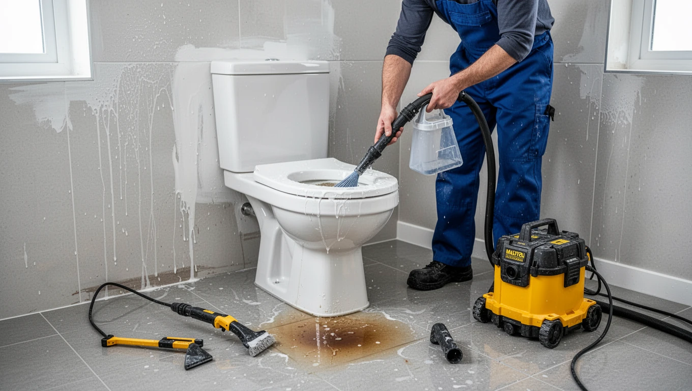 Toilet Overflow Cleanup