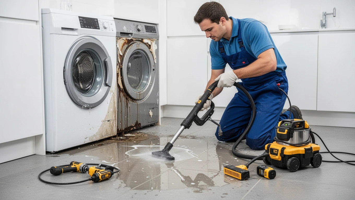 Appliance Leak Cleanup